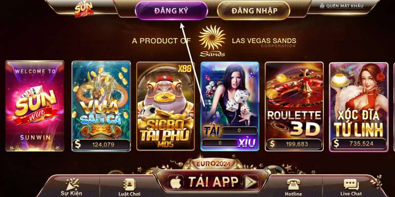 Đăng ký Sunwin để truy cập vào kho game đa dạng và đầy hấp dẫn